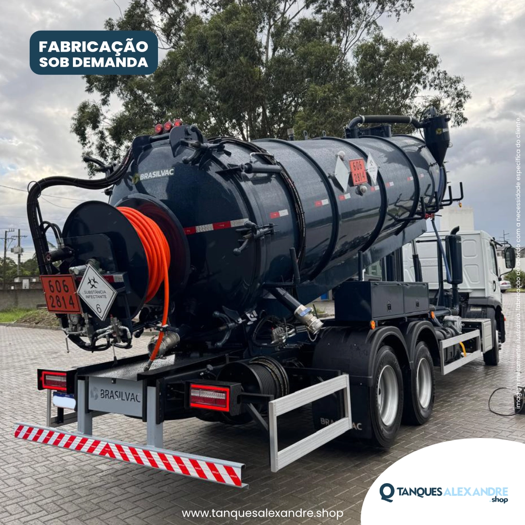 EQUIPAMENTO COMBINADO VÁCUO E HIDROJATO BASCULANTE